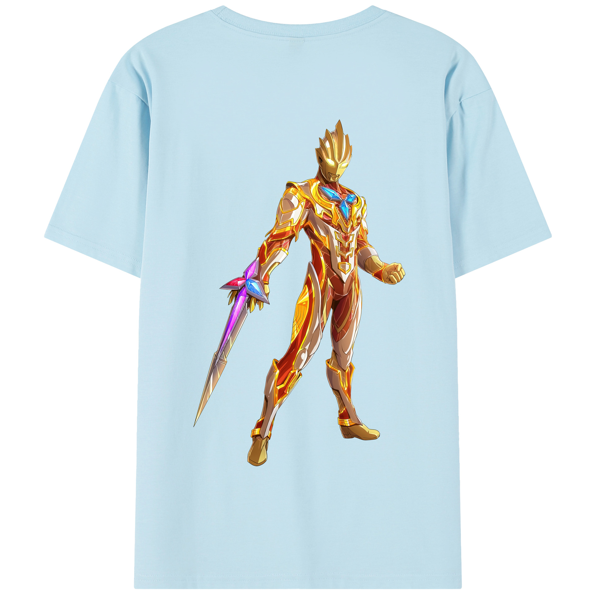 （画像用） ウルトラマン Ultraman 綿100％半袖Tシャツ（背面プリント）